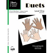 Short & Sweet Duets 1 Piano, 4 Hands Level 1 Elementary Level Paperback by Wesley Schaum