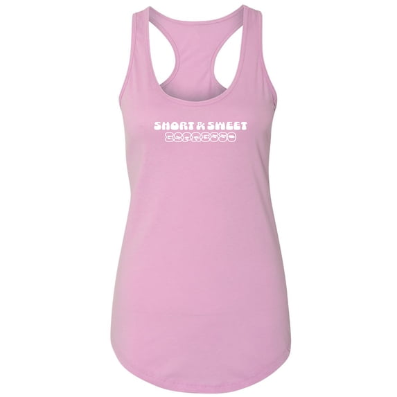 Short & Sweet Espresso Racerback Tank