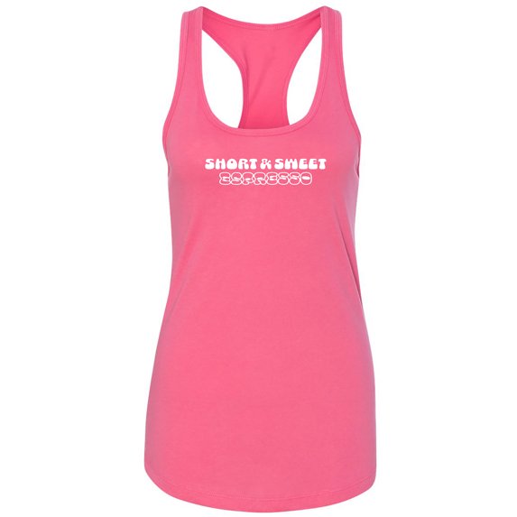 Short & Sweet Espresso Racerback Tank