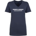 thumbnail image 1 of Short & Sweet Espresso Womens V-Neck T-Shirt, 1 of 2