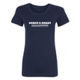 thumbnail image 1 of Short & Sweet Espresso Womens crewneck tee, 1 of 2