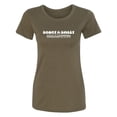 thumbnail image 1 of Short & Sweet Espresso Womens crewneck tee, 1 of 2