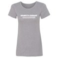thumbnail image 1 of Short & Sweet Espresso Womens crewneck tee, 1 of 2