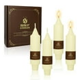 thumbnail image 1 of Short Taper Candle Candle Sticks, 5 Inch Mini Pillar Candles Small Taper Candles, 4PCS Handmade Unscenteds Candlesticks for Chimes, Rituals, Spell, Wedding, Religious, Home Decor, 1 of 5