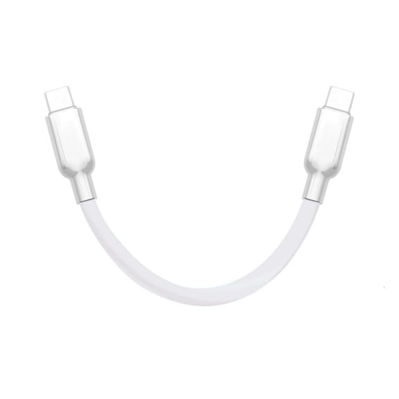 Short Type C Extension Cable Straight Head Data Cord Line for Tablets Phones