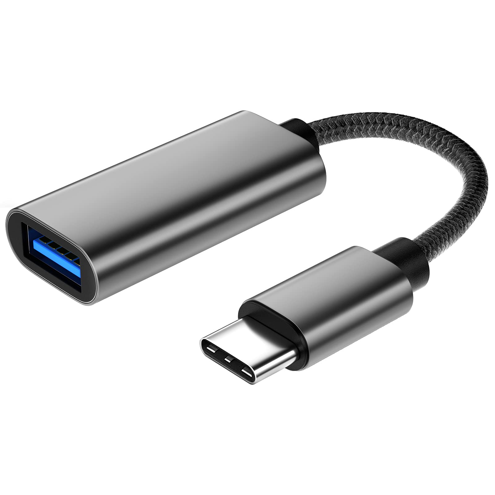 Short USB Adapter, Light & Convenient Plug in, USB to USB Cable, Quick