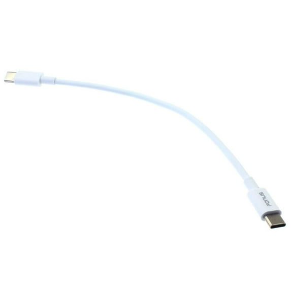 Short USB-C Cable For Verve Connect, ZMax 11 - PD Fast Charge Cord Power Wire Wire Type-C to Type-C Sync White for Consumer Cellular Verve Connect, ZMax 11