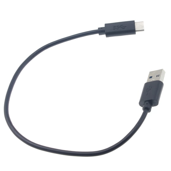 Short USB Cable 1ft for Samsung Galaxy S25/Edge/Plus/Ultra - Type-C Charger Cord Power Wire USB-C
