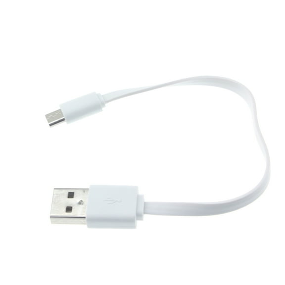 Short USB Cable for Arlo Pro / Pro 2 Security Cameras - MicroUSB Charger Cord Power Wire Fast Charge Sync White Compatible With Arlo Pro and Pro 2 Models