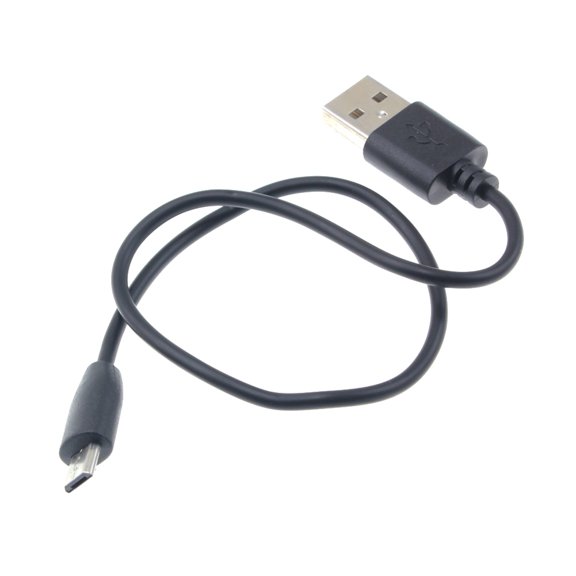 Short USB Cable for Arlo Pro / Pro 2 Security Cameras - 1ft MicroUSB Charger Cord Power Wire Fast Charge Sync Black Compatible With Arlo Pro and Pro 2 Models