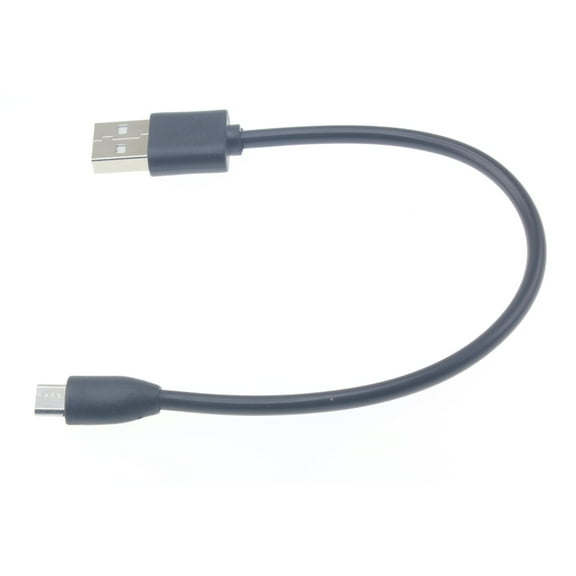 Short USB Cable for Arlo Pro / Pro 2 Security Cameras - MicroUSB Charger Cord Power Wire Fast Charge Sync Black Compatible With Arlo Pro and Pro 2 Models