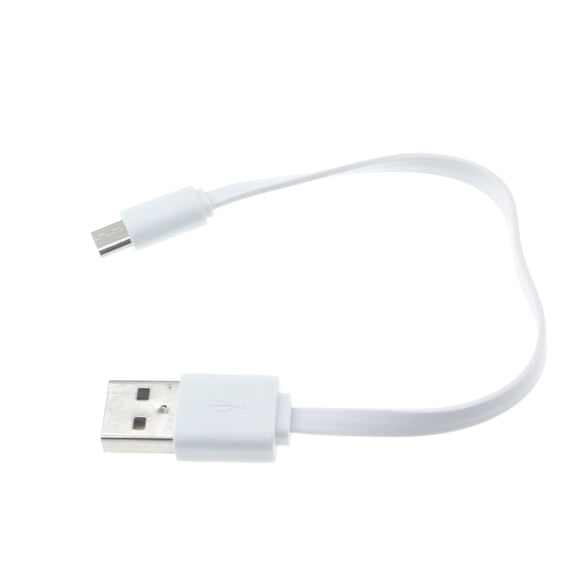 Short USB Cable for Arlo Pro / Pro 2 Security Cameras - MicroUSB Charger Cord Power Wire Fast Charge Sync White Compatible With Arlo Pro and Pro 2 Models