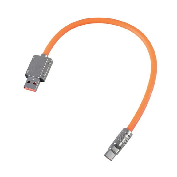 Short USB Cable USB Male to USB C Male Adapter Cable 66W Fast Charging Cord 480Mbps Data Transfer Cord for Phone