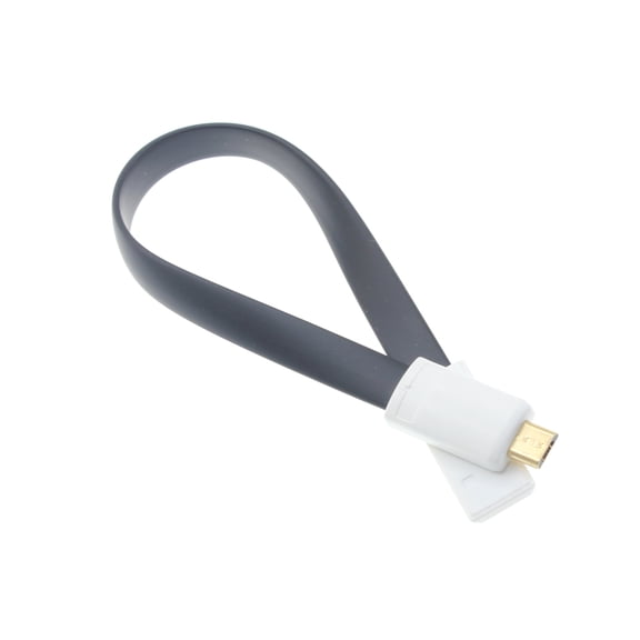 Short USB Cable for Samsung Galaxy Tab A 8.0" (2018) - MicroUSB Charger Cord Power Wire Flat Fast Charge