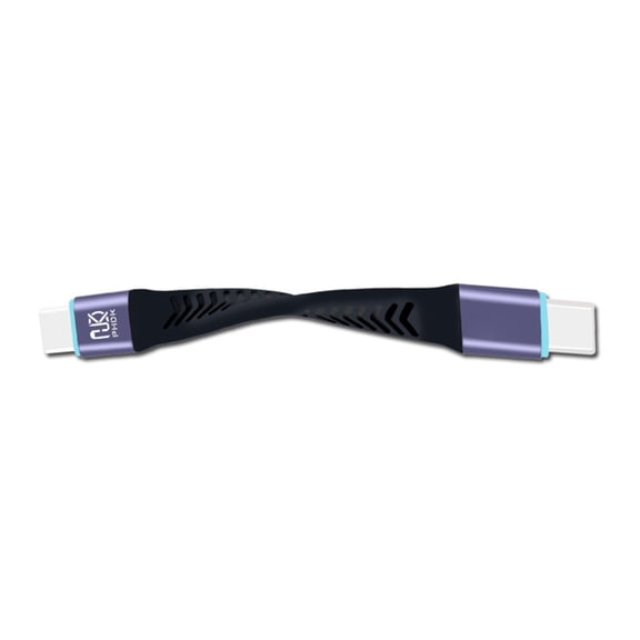 Short USB Cord High Speed UsbC to TypeC Cable for Fast Charging and Data Transfer Cord 20Gbps