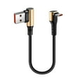 thumbnail image 1 of Short USB Type C Cable Fast Charging Durability Braided Cord for Quick Power Delivery and Travel Use, 1 of 8