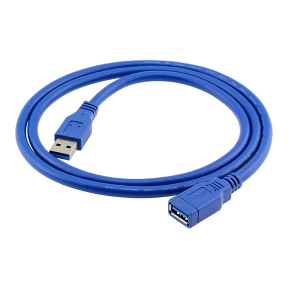 Short USB3.0 Male to Female Extension Cord 5Gbps Fast Speed Data Sync Wire for External Devices Laptop Desktop