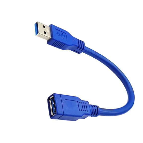 Short USB3.0 Male to Female Extension Cord 5Gbps Fast Speed Data Sync Wire for External Devices Laptop Desktop