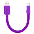 Short Usb C Cable 240W Fast Charging Nylon Braided Type C Charger Cord