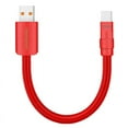 Short Usb C Cable 240W Fast Charging Nylon Braided Type C Charger Cord