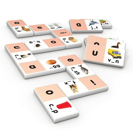 Short Vowels Dominoes Junior Learning for Ages 5+ Kindergarten Learning, Language Arts Letter Sounds, Perfect for Home School, Educational Resources