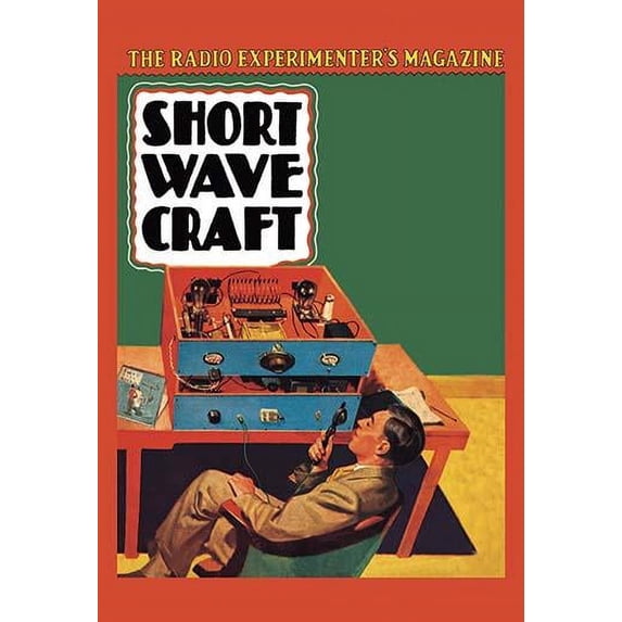 Short Wave Craft: How to Build a Simple Phone Transmitter-Fine Art Canvas Print (20" x 30")