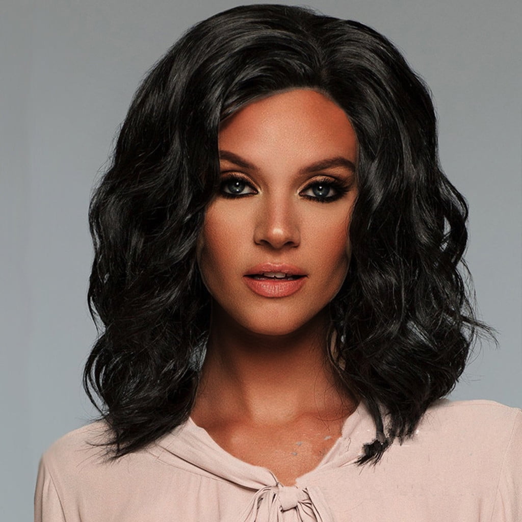 Short Wavy Hair Ordinary hair net Wig Glueless Front Wigs Black Women