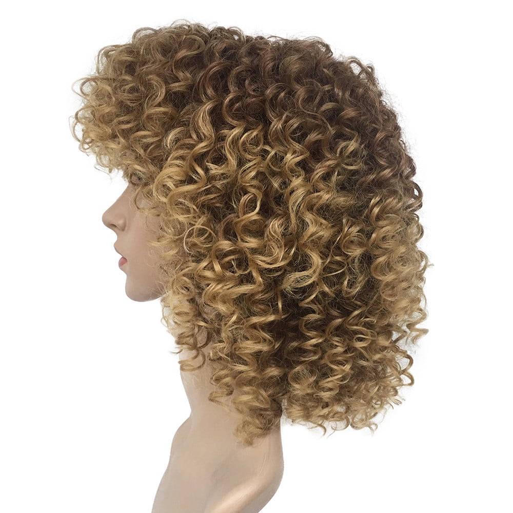 Short Wavy Wigs for Women Blonde Hair Synthetic Synthetic Short Hair