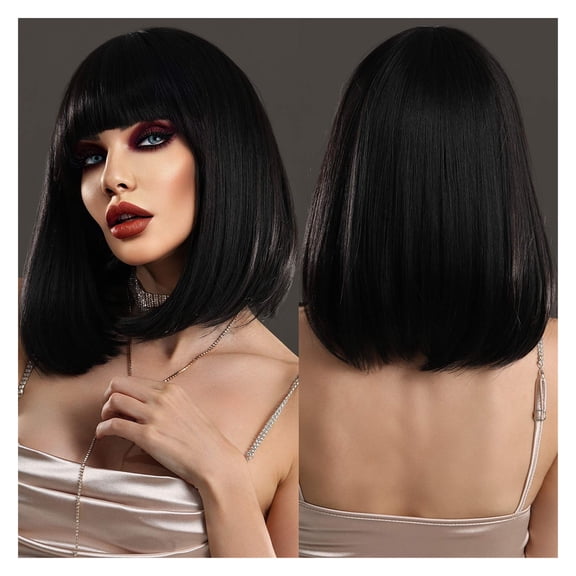 Short Wig Blonde Wig for Women Daily Party Synthetic Hair Wig with Heat Resistant Fiber