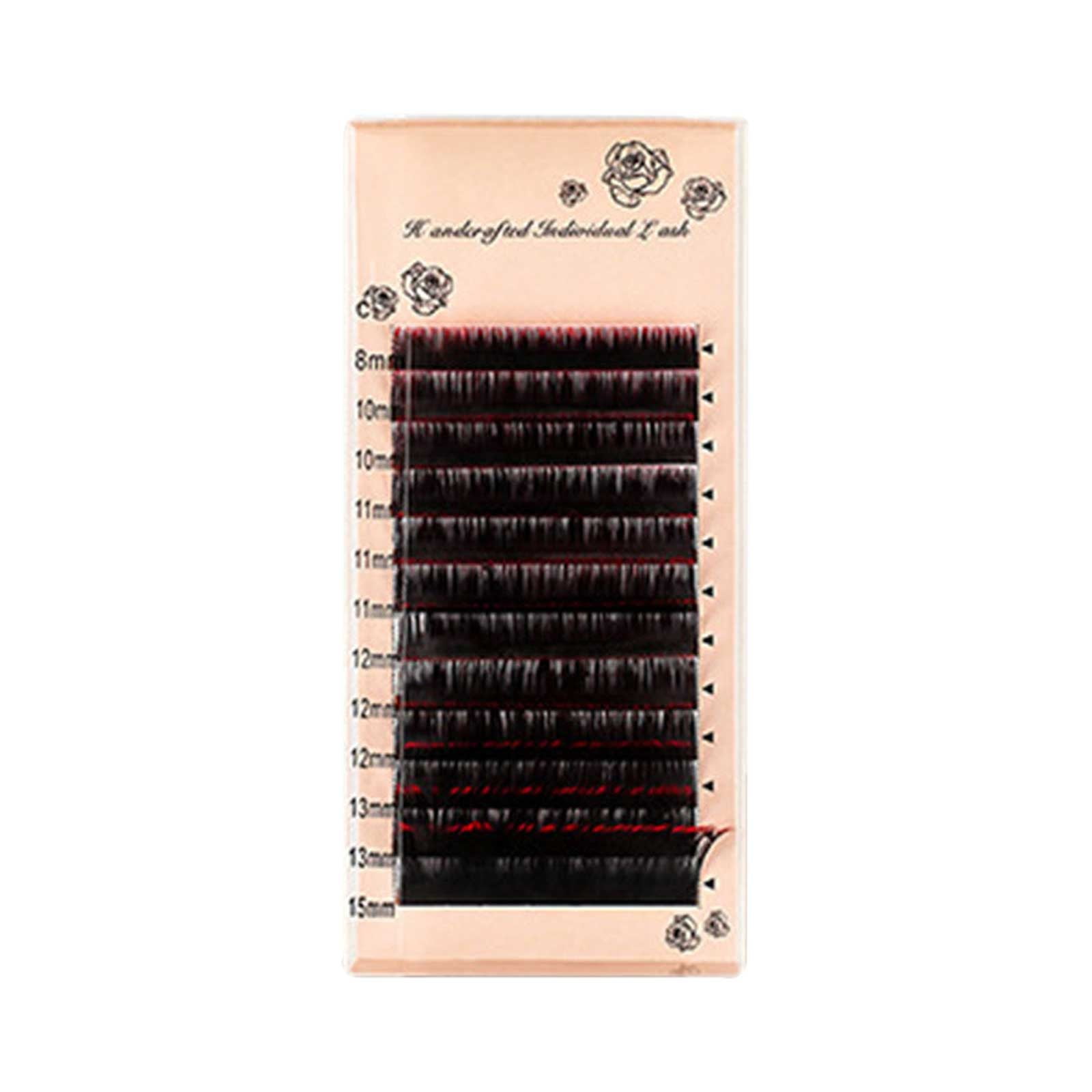 Short Wispy Lashes Pack Natural Strip Lashes Thin Band 22mm Lashes Pack