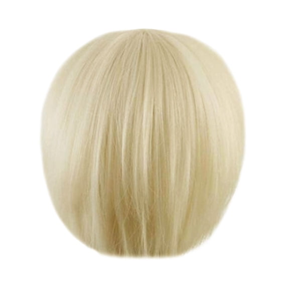 Short Women Wig - Realistic Short Cool Handsome Style, Heat Resistant Fiber, Straight Chic Look, Party Birthday Gift, Girls Fashion Hair, Women Handsome Hair, White Wig, Daily Makeup Organizers