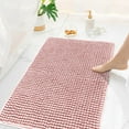 thumbnail image 1 of Short Wool Plain Color Floor Mat Bathroom Avoid Slipping Short Wool Carpet Rubber Base Doormat Living Room Carpet Polyester Carpet,Red,Short Plush, 1 of 5