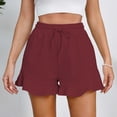 thumbnail image 1 of Short for Women High Elastic Waisted Shorts Comfy Loose Shorts for Women Lounge Shorts Summer Shorts Vacation, 1 of 7