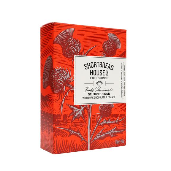 Shortbread House of Edinburgh Shortbread Fingers Dark Chocolate and Orange 170g Scottish Shortbread MADE IN SCOTLAND