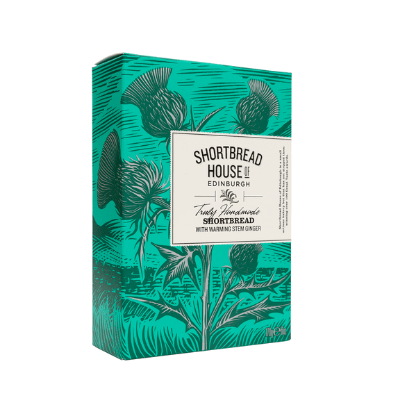 Shortbread House of Edinburgh Shortbread Fingers Stem Ginger -- 170g Scottish Shortbread MADE IN SCOTLAND