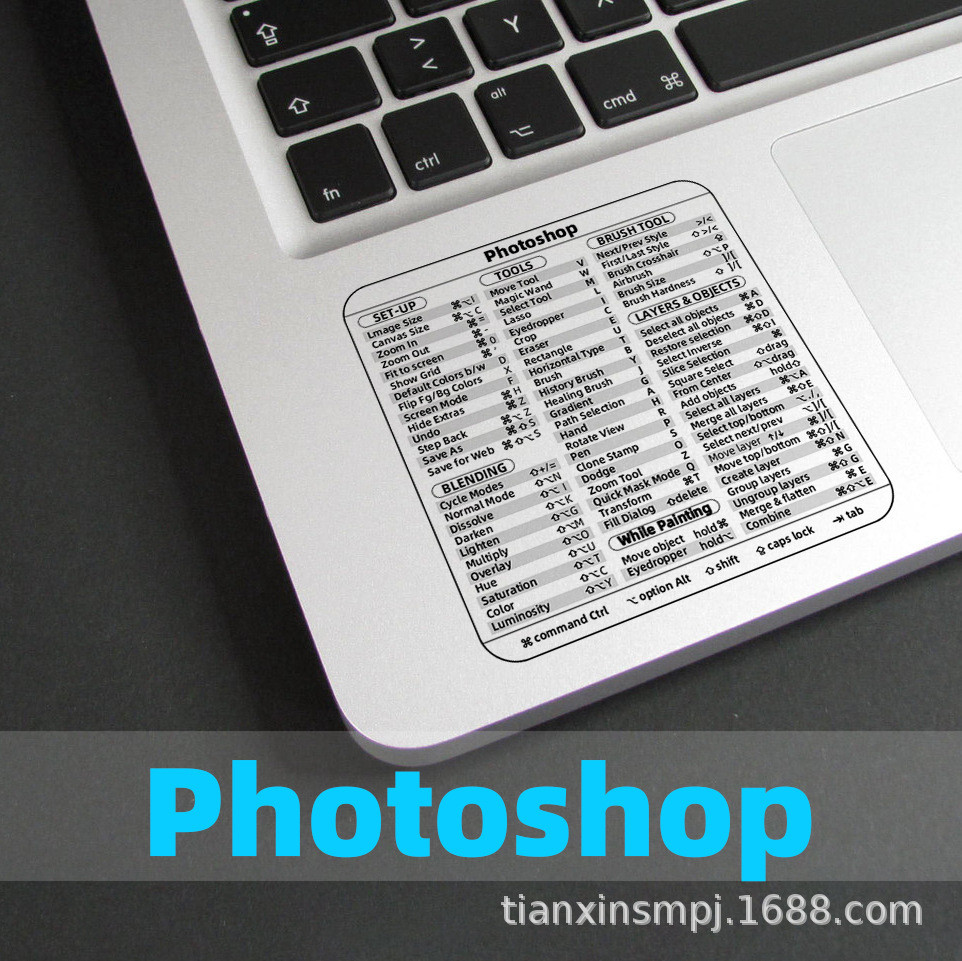 Shortcut Key Sticker Adhesive Sticker Accessories Laptop Software ...