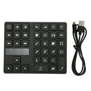Shortcut Keyboard for Procreate, Wireless Express Key Remote Control Shortcut Keyboard Drawing Keyboard 35 Keys One Handed Ergonomic Keypad, for IOS for OS X