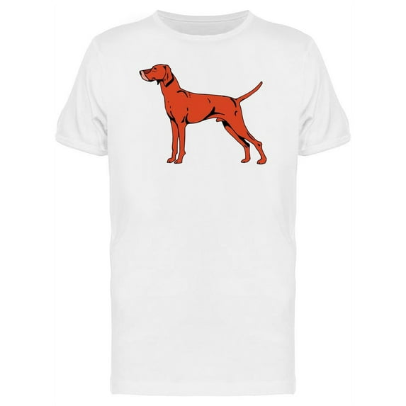 Shorthair Red Dog T-Shirt Men -Image by Shutterstock, Male 4X-Large