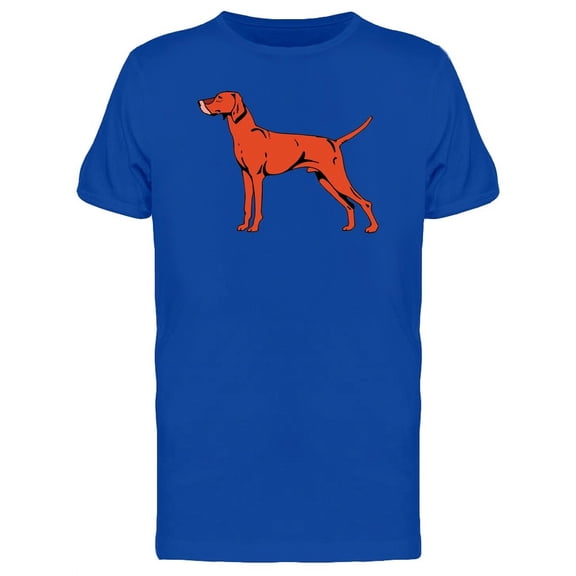 Shorthair Red Dog T-Shirt Men -Image by Shutterstock, Male Medium