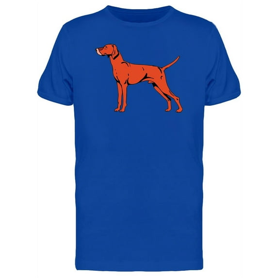 Shorthair Red Dog T-Shirt Men -Image by Shutterstock, Male Medium