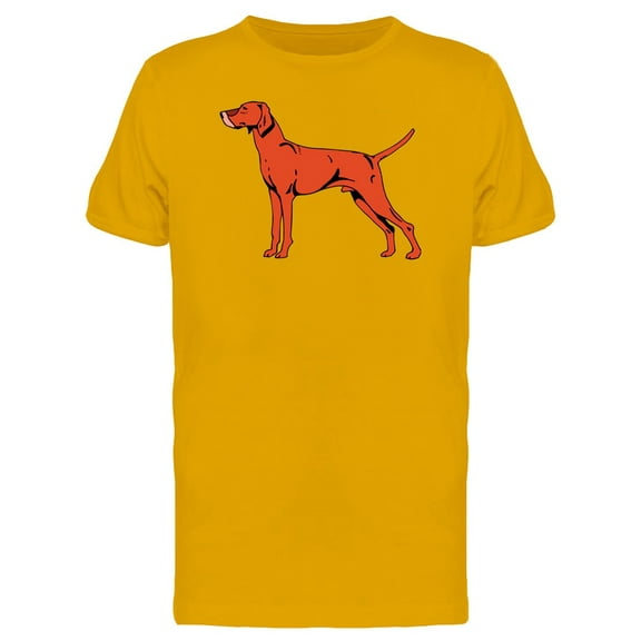 Shorthair Red Dog T-Shirt Men -Image by Shutterstock, Male x-Large