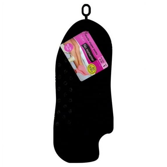 Shortie Slipper Sock Assorted Size 4-10 (Pack of 3)