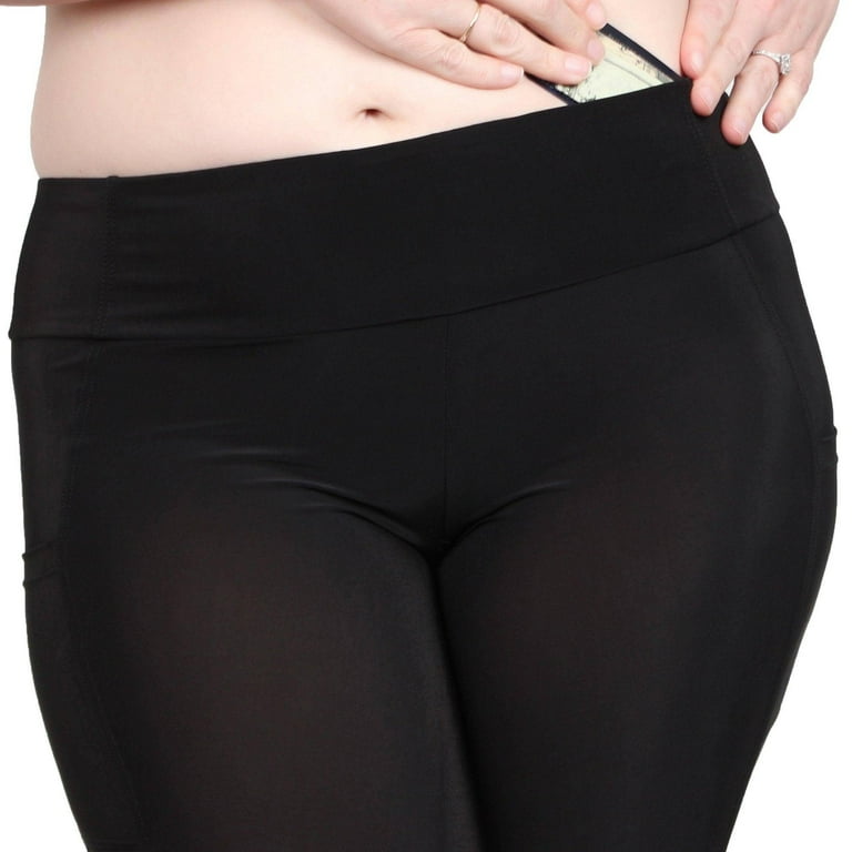 Undersummers Slip Shorts with Pockets Color: Black Size: X LARGE