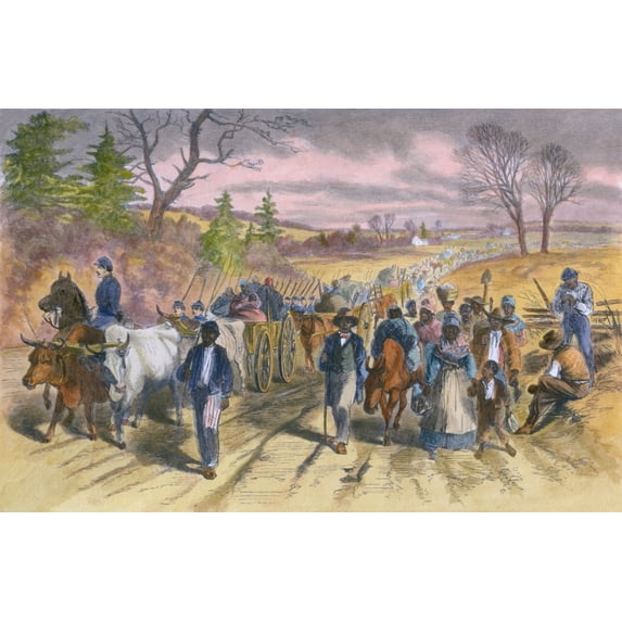 Shortly After The Emancipation Proclamation Went Into Effect On January 1 History (24 x 18)