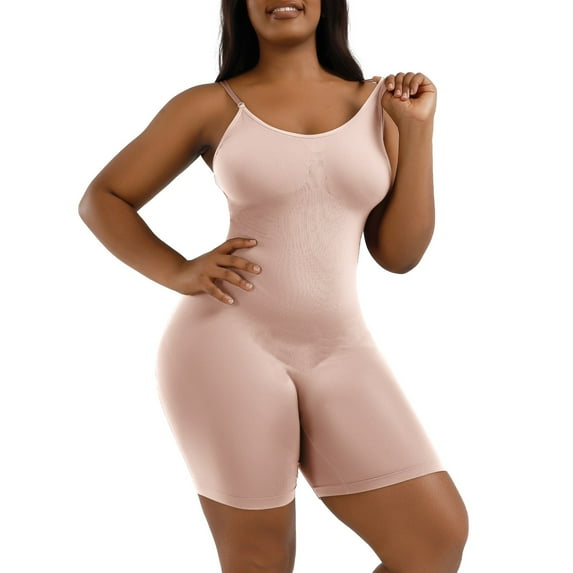 Shorts Bodysuit for Women Tummy Control Shapewear Seamless Sexy Butt Lifting Workout Bodycon One Piece Short Jumpsuit Plus Size S-XXXL