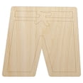 thumbnail image 1 of Shorts Boxers Swim Trunks Outline Wood Shape Unfinished Piece Cutout Craft DIY Projects - 6.25 Inch Size - 1/8 Inch Thick, 1 of 7