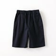 thumbnail image 1 of Shorts Boys Elastic Waist Pull-On Shorts for Teens Toddlers Girls Clothing 7-8 Years, 1 of 2