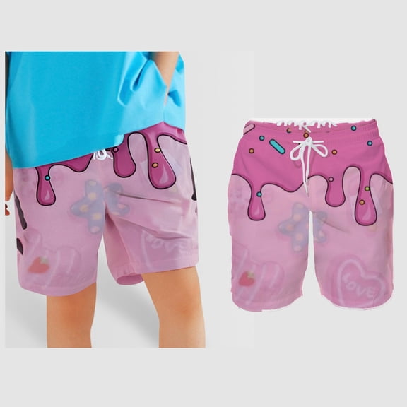 Shorts Boys Fashion Print Stretchy Relaxed Pull On Beach Shorts Toddler Boy Clothes 2T