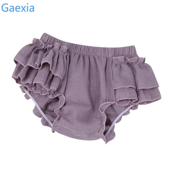 Shorts For Under Skirts Baby Girls Solid Summer Ruffle Shorts Pants Soft Casual Comfortable Outfit