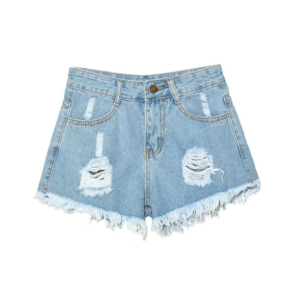 Shorts For Women Summer Jeans Shorts For Women Plus Size Hem Ripped Denim Shorts Going Out Shorts Shorts